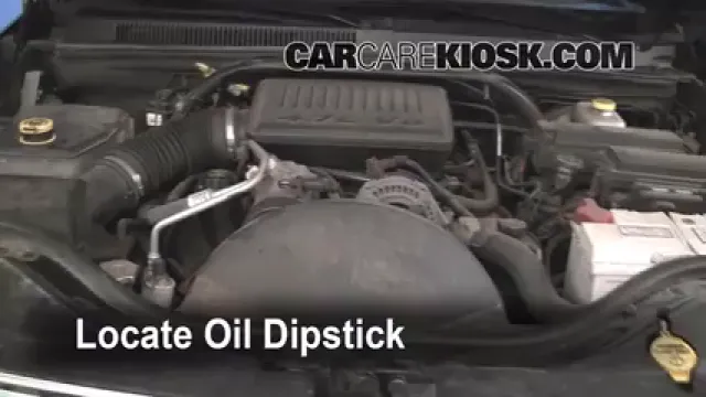 2005 Jeep Grand Cherokee Limited 4.7L V8 Aceite Controlar nivel de aceite